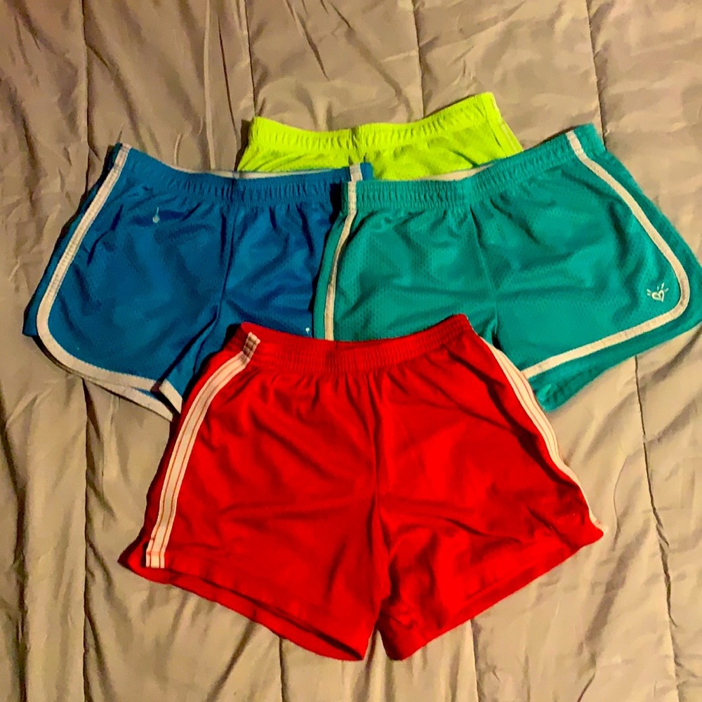 4 pair of short, their a size medium in juniors,